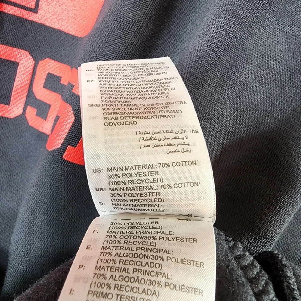 Adidas‎ Lynchburg Lacrosse Sweatshirt Mens XL Black Fleece Crew Neck NEW
